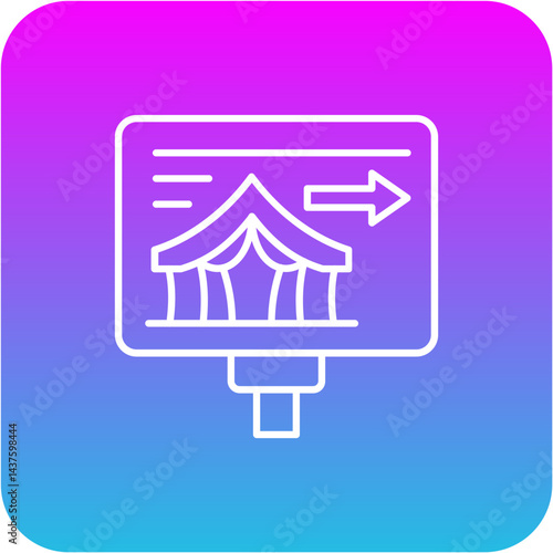 Camping zone Icon