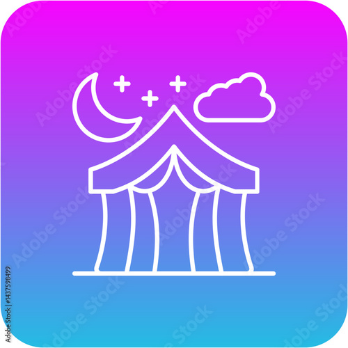 Night camp Icon