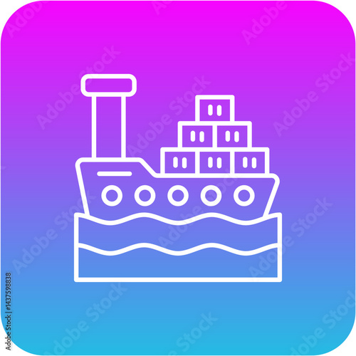 Cargo ship Icon