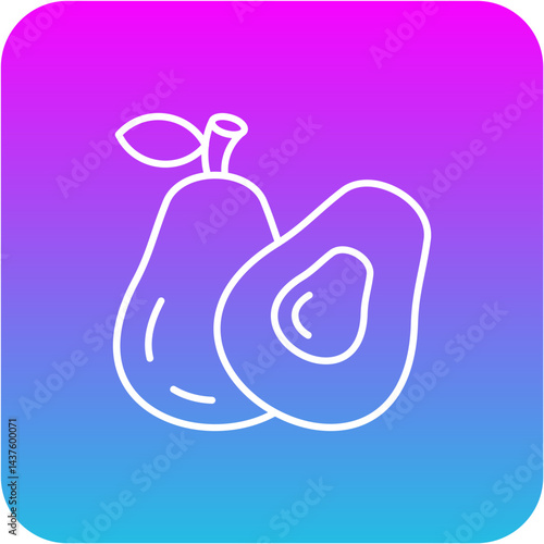 Avocado Icon
