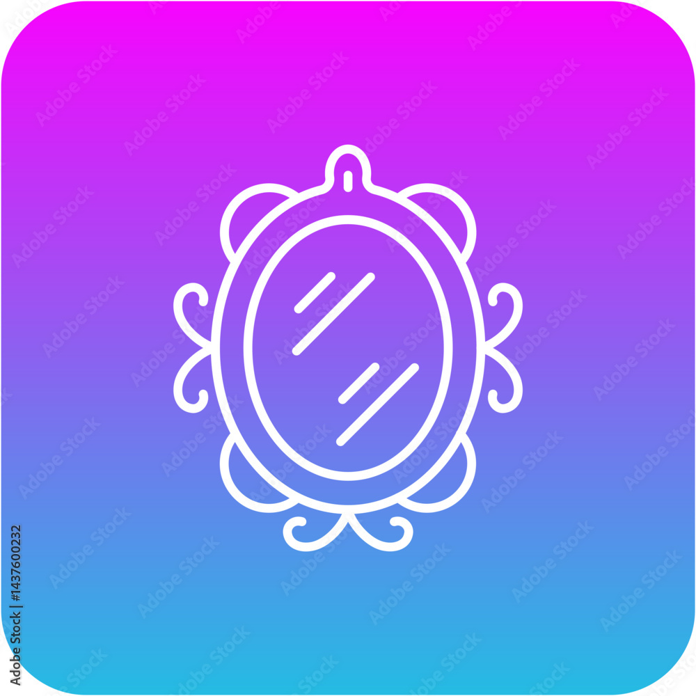 Obraz premium Mirror Icon
