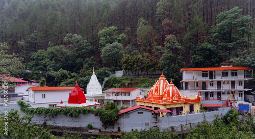 Shri Neeb Karori Baba Ashram is a small temple complex located on the banks of the Kosi River in the Kumaon region of Uttarakhand, India.