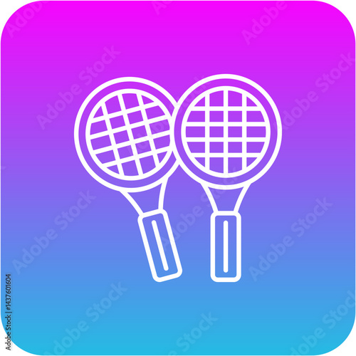 Tennis Racket Icon