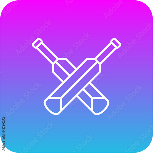 Cricket bat Icon