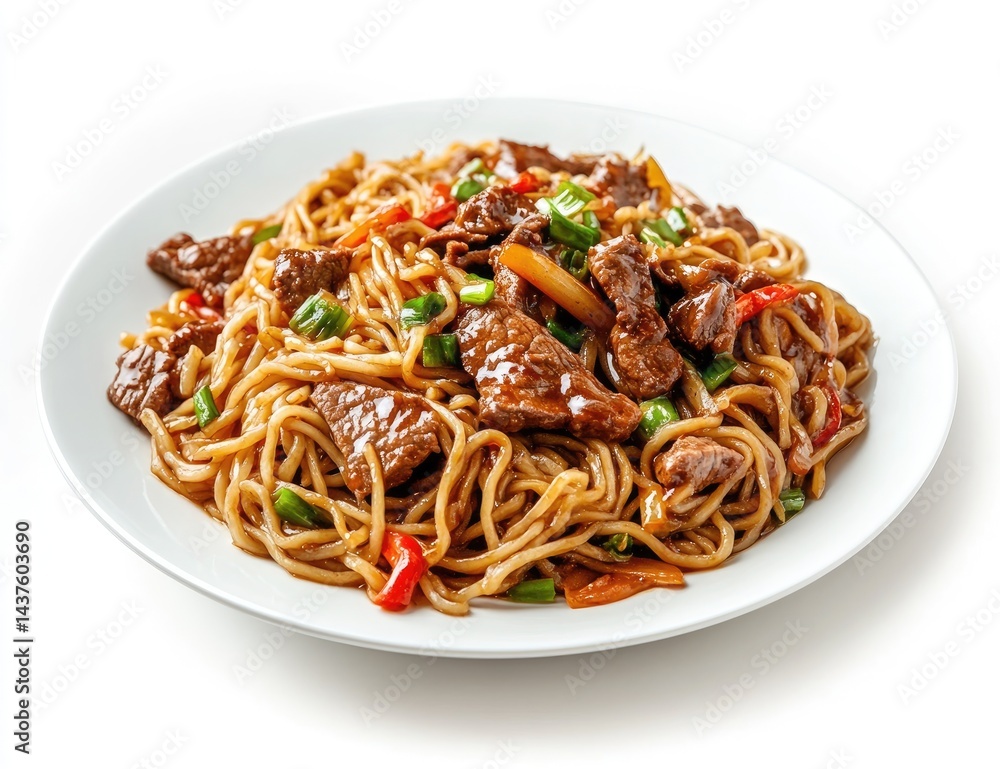 Beef and Vegetable Stir-Fry Noodles Beef and Vegetable Stir-Fry Noodles