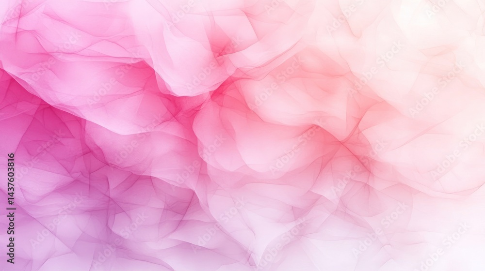 Fototapeta premium Abstract Pink and White Swirls: A Dreamlike Texture