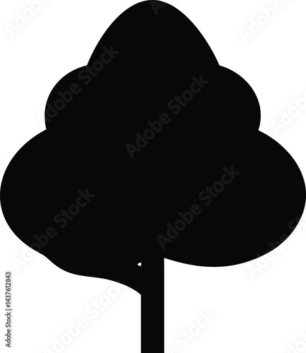 Evergreen and Tropical Trees Collection douglas fir tree, yew tree, juniper, larch, hemlock, banana, papaya, mango, cypress, coconut-palm