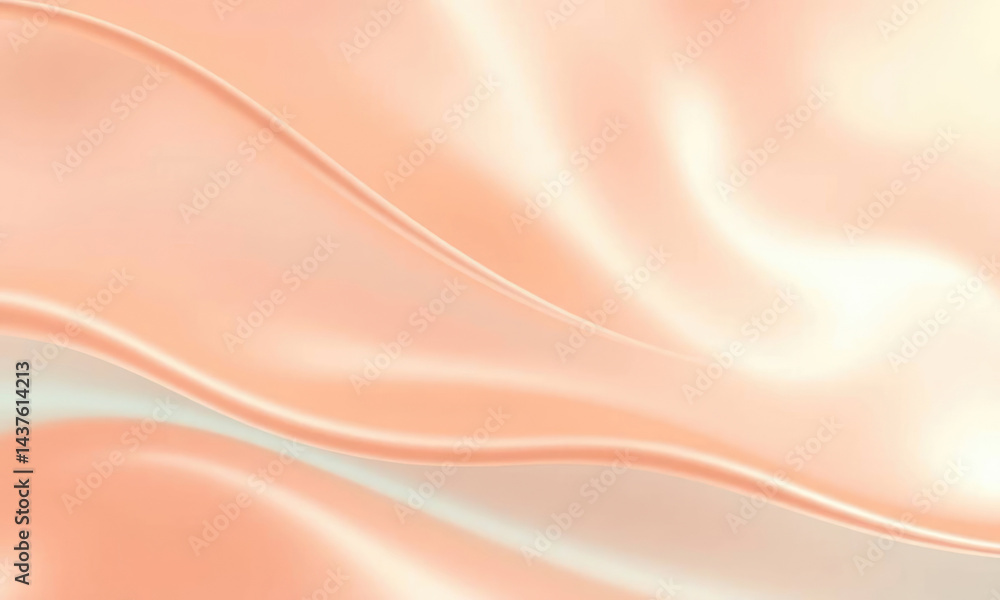 Fototapeta premium Soft silk pastel background abstract banner poster header cover design