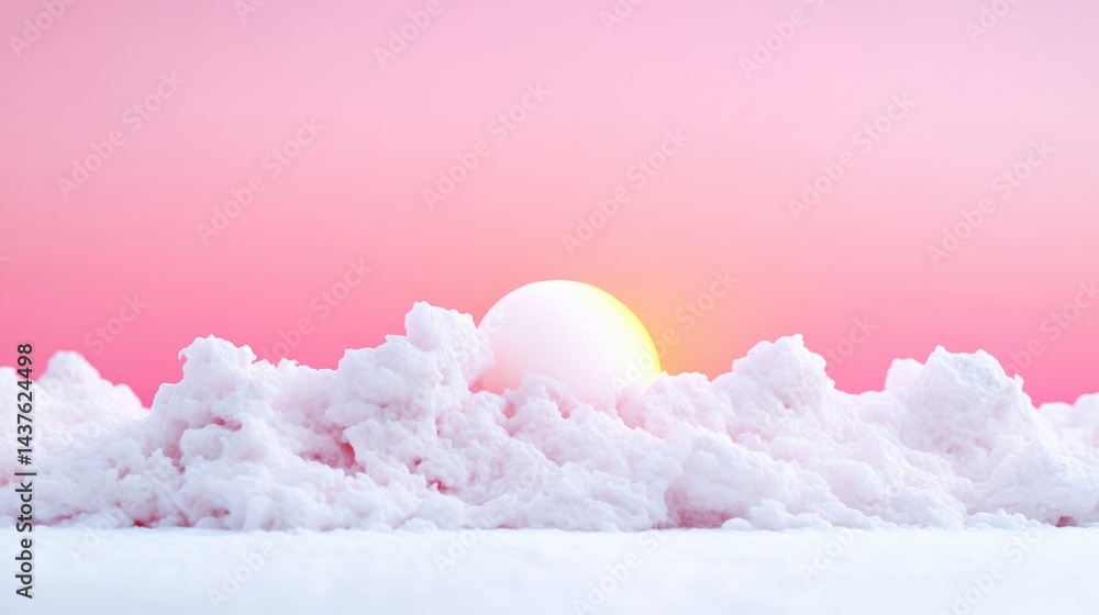 White Sphere on Fluffy Clouds Dreamlike Pastel Sunset High Resolution, Soft Lighting Landscape Wide Shot Textured Surface Peaceful Scene Pink Sky Ideal for Fantasy Art White Sphere on Fluffy Clouds Dreamlike Pastel Sunset High Resolution, Soft Lighting Landscape Wide Shot Textured Surface Peaceful Scene Pink Sky Ideal for Fantasy Art