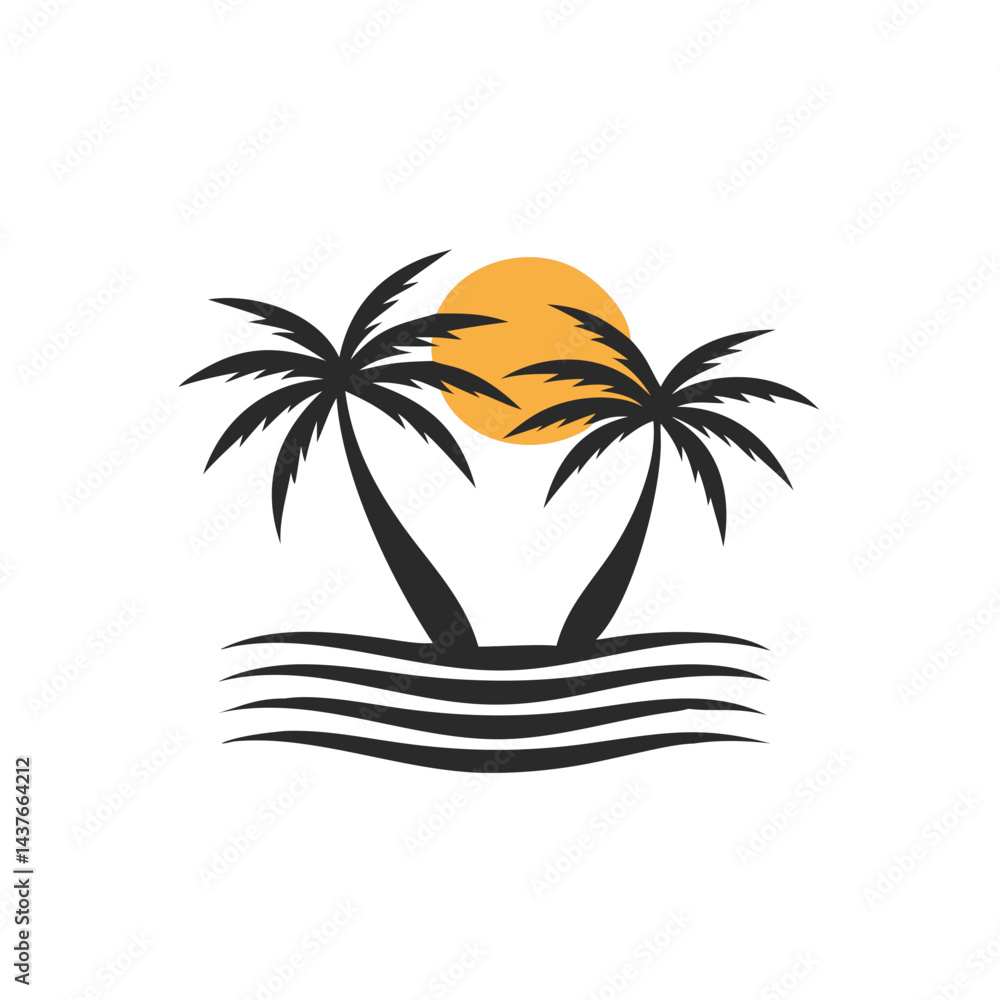 Obraz premium tree logo design vector