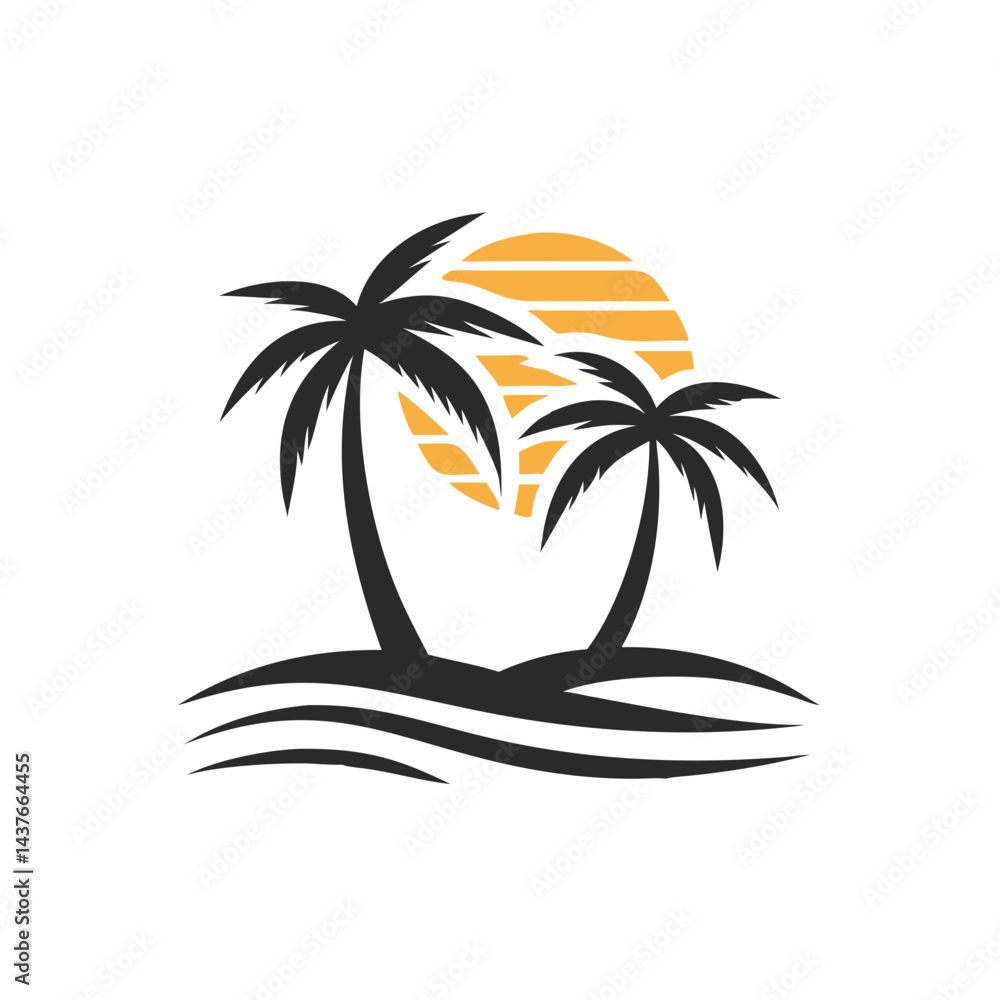Obraz premium tree logo design vector