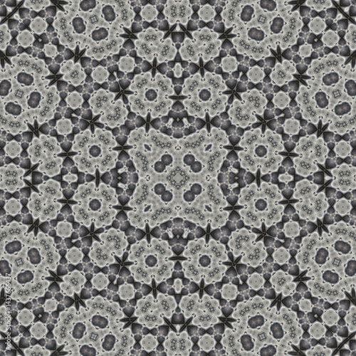 Seamless abstract pattern. Symmetrical texture. Square pattern art