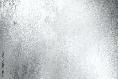 Obraz na płótnie Brushed silver metallic wall surface, abstract texture background w salonie