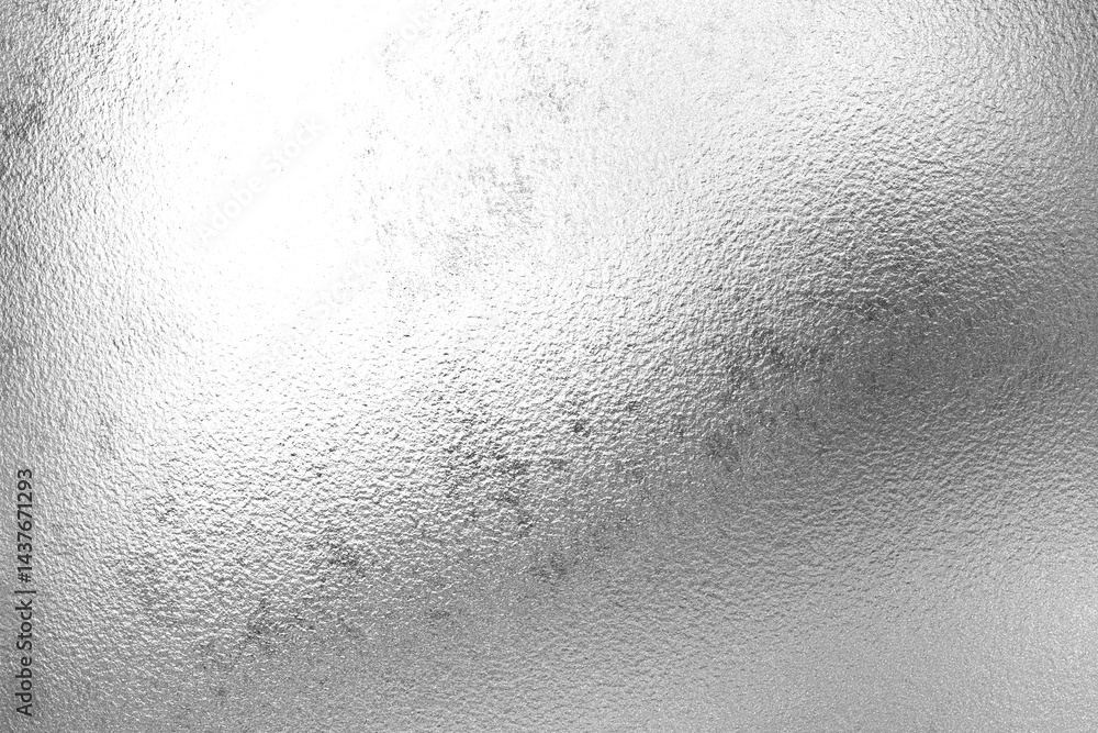 Brushed silver metallic wall surface, abstract texture background
