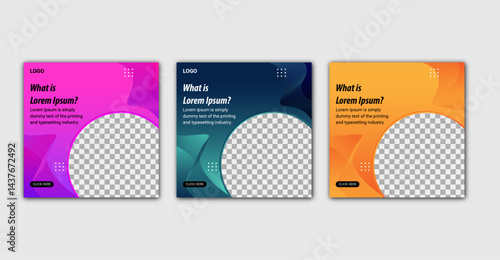 social media posts template