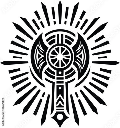 Mystic Energy Axe Symbol
