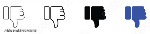 Thumbs up and thumbs down.Stock vector