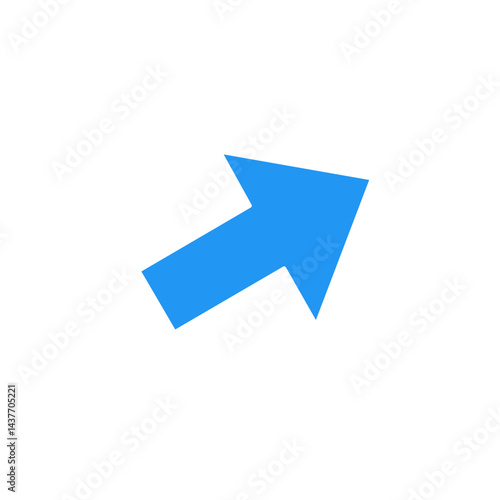 blue arrow icon