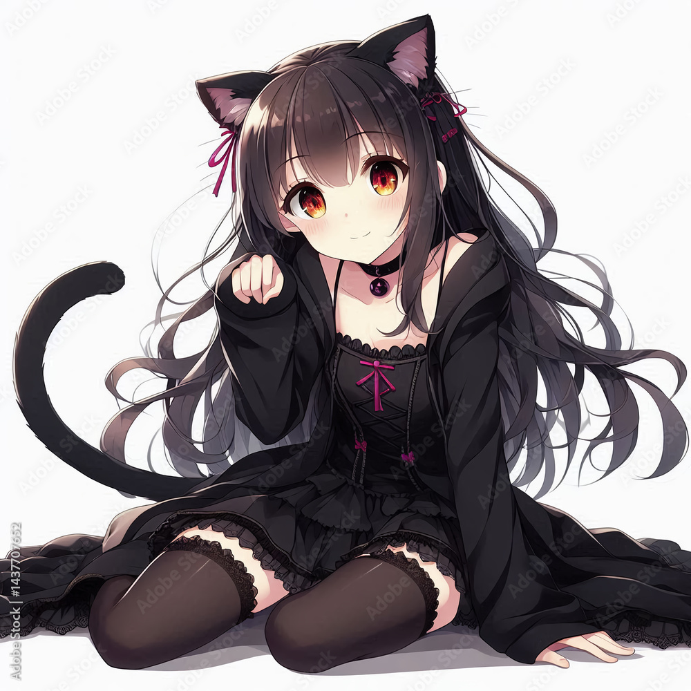 cosplay sketch costume cat girl cosplay sketch costume cat girl