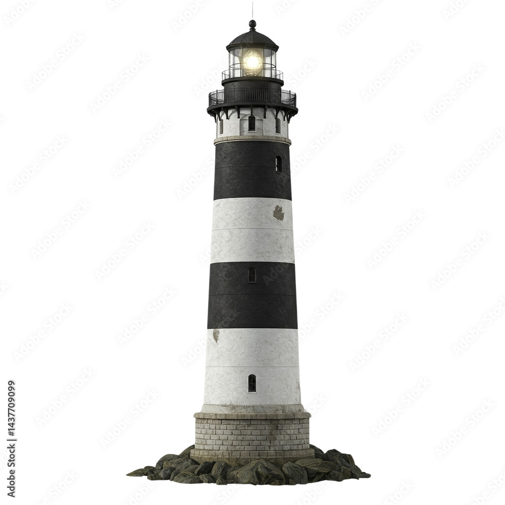 lighthouse on a white background lighthouse on a white background