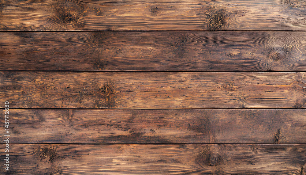 Naklejka premium Wooden parquet floor as background, top view