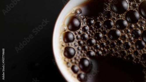 The Swirling Colors of Tea or Coffee Inside a Beautifully Designed Cup of Ceramic. Media