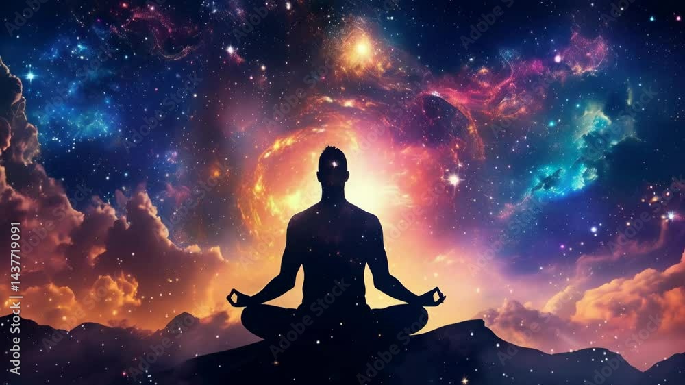 Meditation helps you explore your deep inner world and find harmony Meditation helps you explore your deep inner world and find harmony