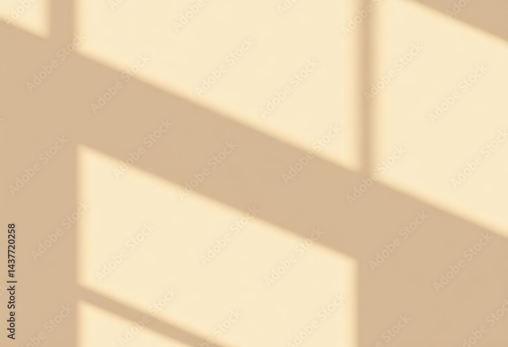Abstract beige wall with sharp geometric shadows, creating dynamic light patterns, modern, geometric shadows Abstract beige wall with sharp geometric shadows, creating dynamic light patterns, modern, geometric shadows