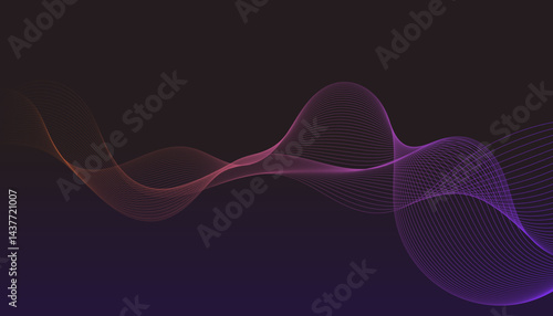 Interpolated wavy line background