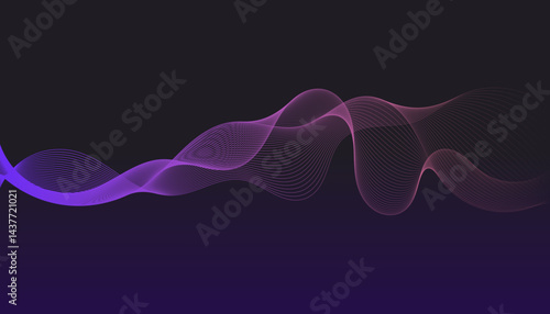Interpolated wavy line background