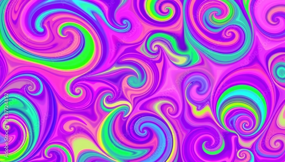 Abstract vibrant seamless pattern, colorful swirls and shapes for digital designs, kaleidoscope, web Abstract vibrant seamless pattern, colorful swirls and shapes for digital designs, kaleidoscope, web