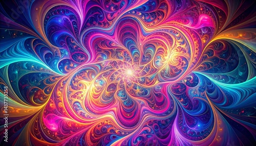 abstract fractal background