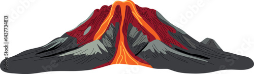 Eruption of Volcano