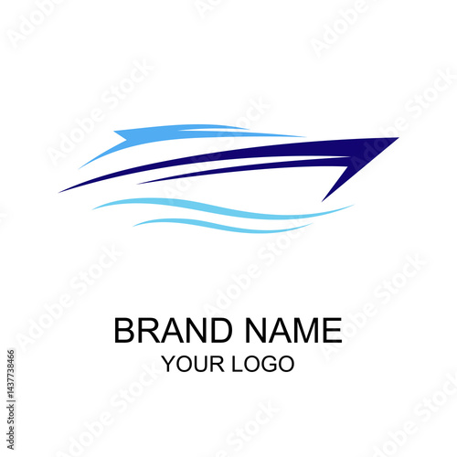 sail boat logo template, desi...