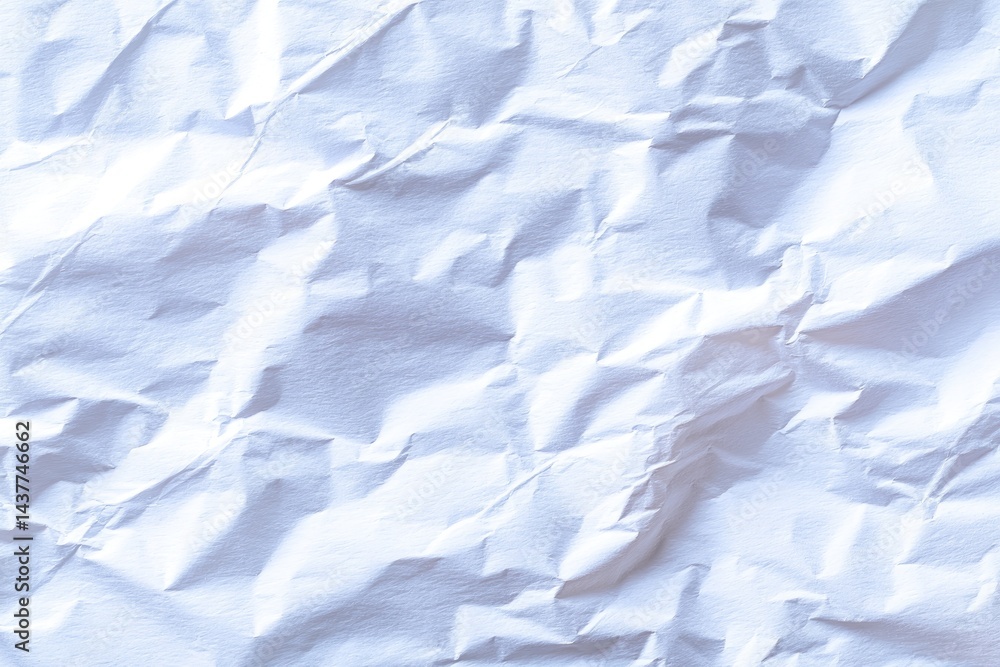 Obraz premium Crinkled light-blue paper texture