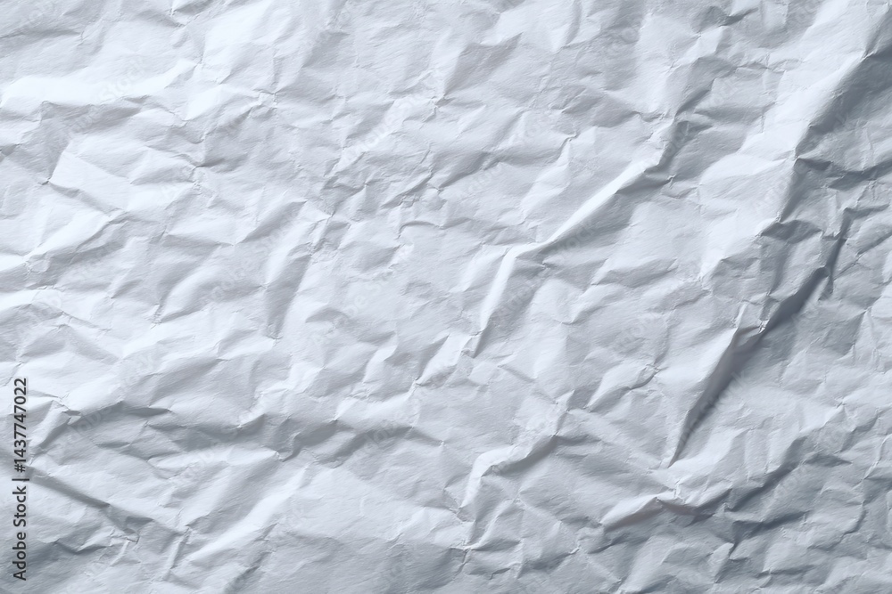 Obraz premium Crumpled white paper texture (4)