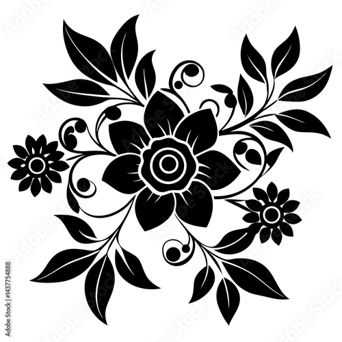 Floral decorative elements 