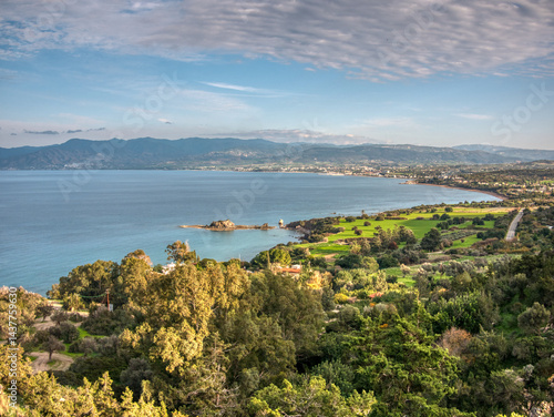 Scenic View of Polis Chrysochous Bay and Akamas Peninsula, Cyprus