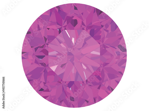 Purplish pink sapphire
