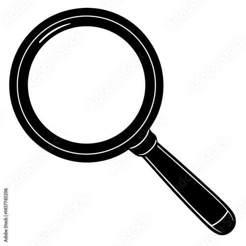 a classic magnifying glass