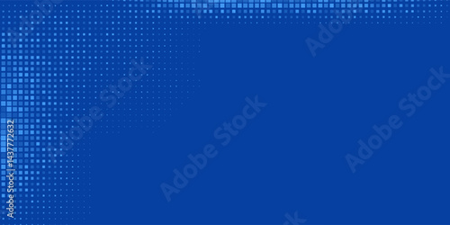 Blue tech finance background abstract pixel element network. Abstract business tech science background