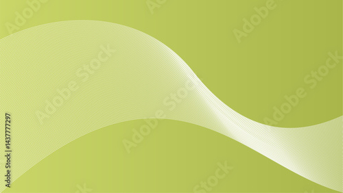 abstract green background a with white wave