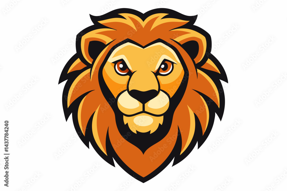 Obraz premium Create A Lion Head Logo