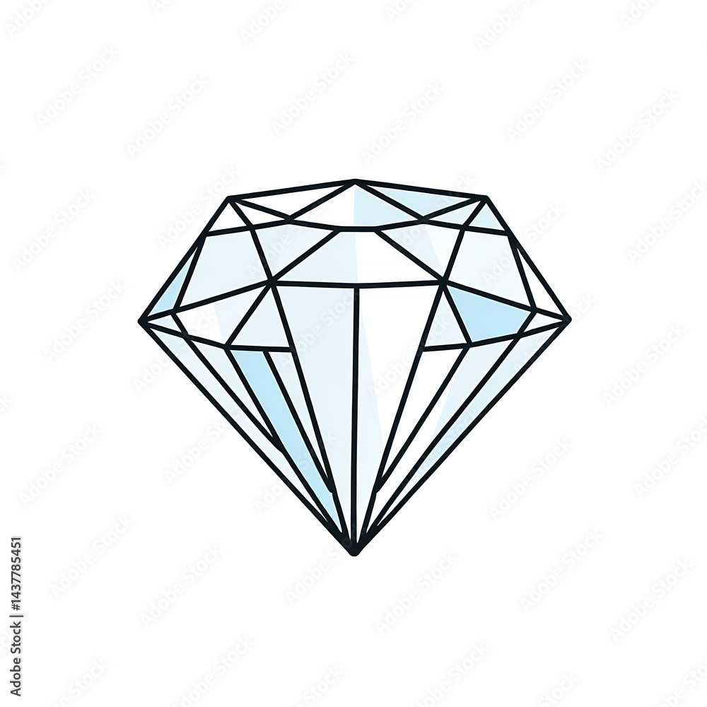 Diamond_Illustration_Cartoon_Jewel_Gem_Sparkle_Shiny Diamond_Illustration_Cartoon_Jewel_Gem_Sparkle_Shiny