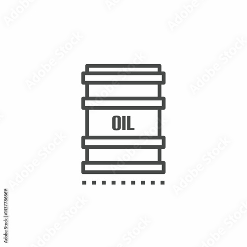 Oil barrel vector collection. Illustration design for business. Stock vector.