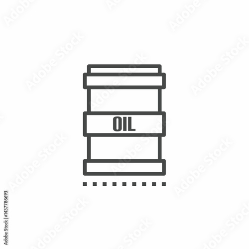 Oil barrel vector collection. Illustration design for business. Stock vector.