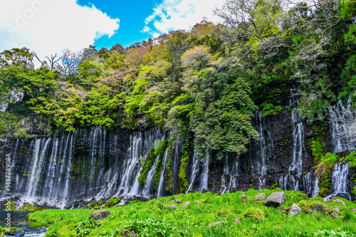 静岡県富士宮市の白糸の滝