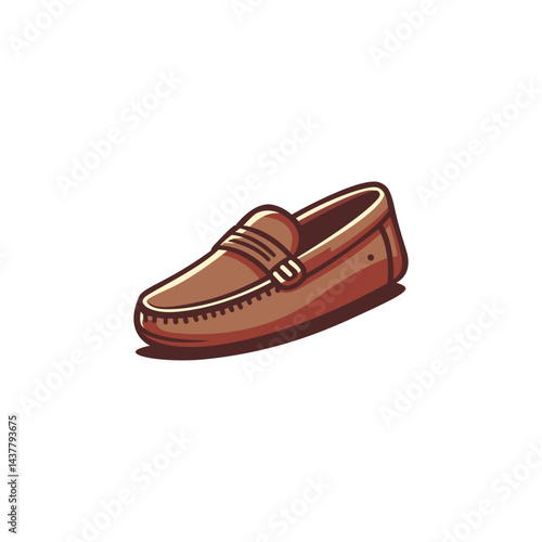 Vector loafer design template