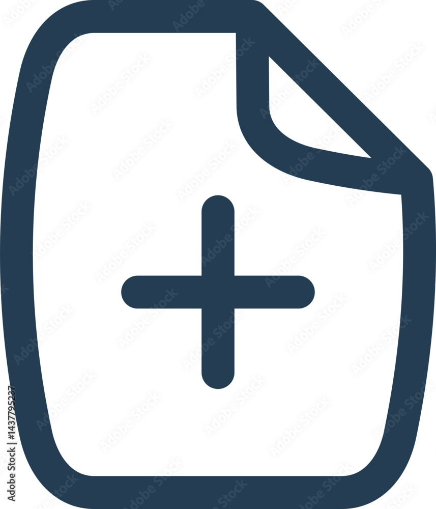 Obraz premium Simple File Icon