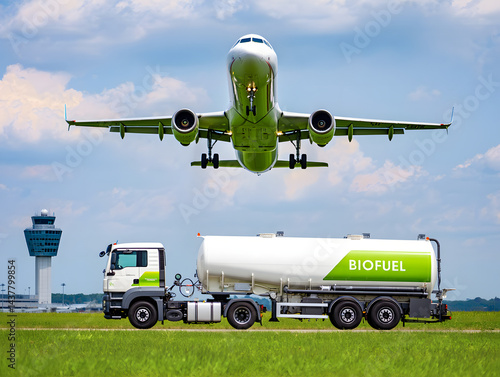 biofuel transportation by plane and tanker
